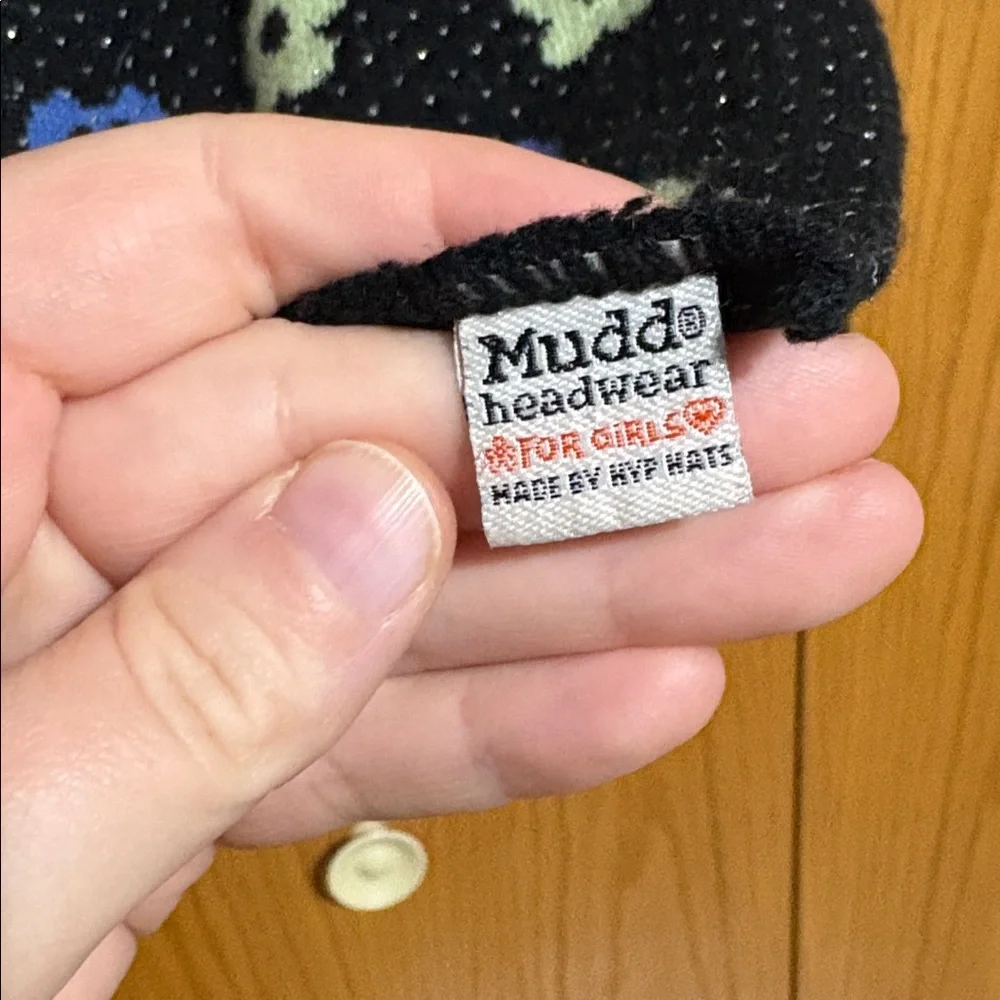 Mudd Y2K vintage scarf flowers hearts polka dot goth print‎ printed